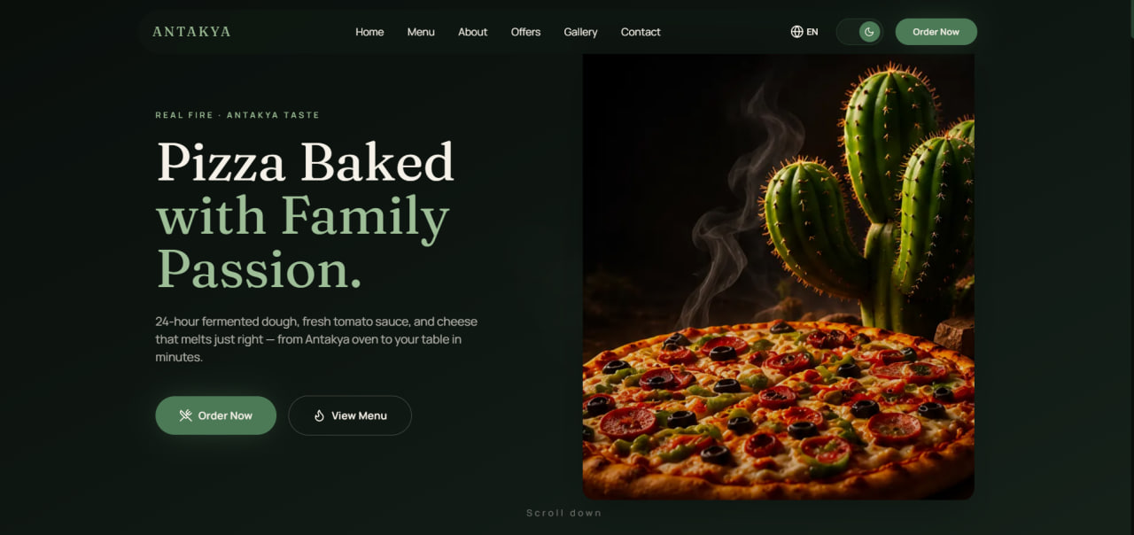 Antakya Pizza Website